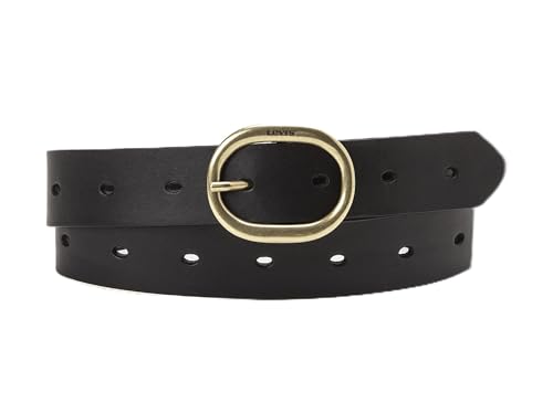 Levi's Damen Women's HIGH-Low Belt, Regular Black, 100 cm von Levi's