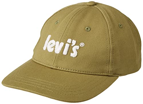 Levi's Damen Women's Poster Logo Cap Baseballkappe, Oliv, One Size von Levi's