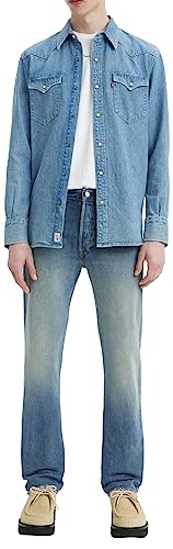 Levi's Herren 501 Original Fit Jeans, Misty Lake, 36W / 32L von Levi's