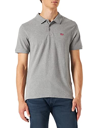 Levi's Herren Housemark Polo T-Shirt, Medium Grey Heather, M EU von Levi's