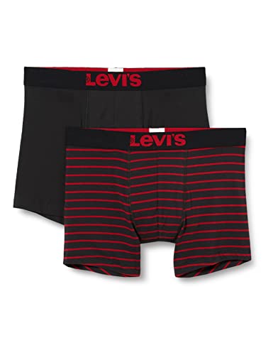 Levi's Herren Boxer Unterwäsche, Red / Black, L EU von LEVIS