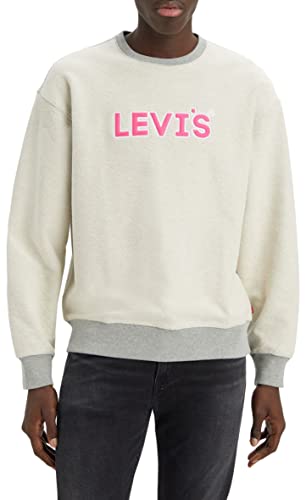 Levi's Herren Relaxd Graphic Crew Sweatshirt, Headline Logo Mhg, XS von Levi's