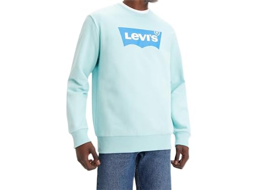 Levi's Herren Standard Graphic Crew Sweatshirt,Bw Color Crew Pastel Turquoise,M von Levi's