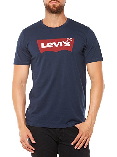 Levi's Herren Graphic Set-In Neck T-Shirt, Dress Blues, M von Levi's