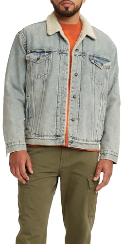 Levi's Herren Type 3 Sherpa Trucker Jacket, Stonebridge, XS von Levi's