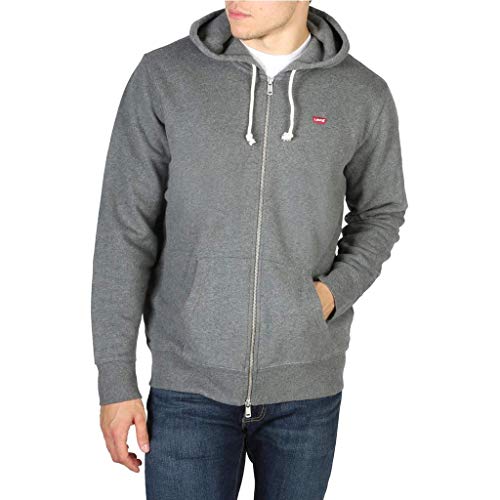 Levi's Herren Sweatshirt mit Reißverschluss, Kohleheide Xx, S von Levi's