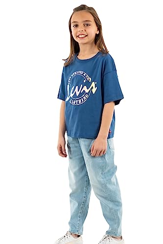 Levi's Kids Lvg ss meet and greet script t Mädchen 12 Jahre Marineblau (True Navy) von Levi's