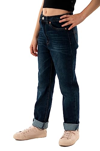 Levi's Kids Mädchen LVG Ribcage Straight Ankle 4EF312 Jeans, Retrograde, 16 Years von Levi's