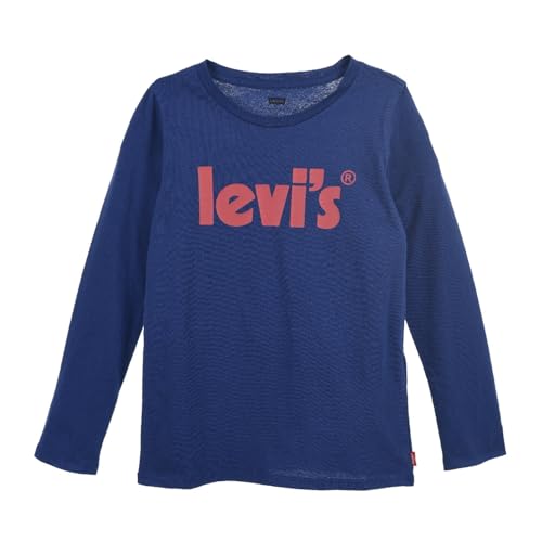 Levi's Kids ls poster logo top Mädchen Blau - Twilight Blue 10 Jahre von Levi's