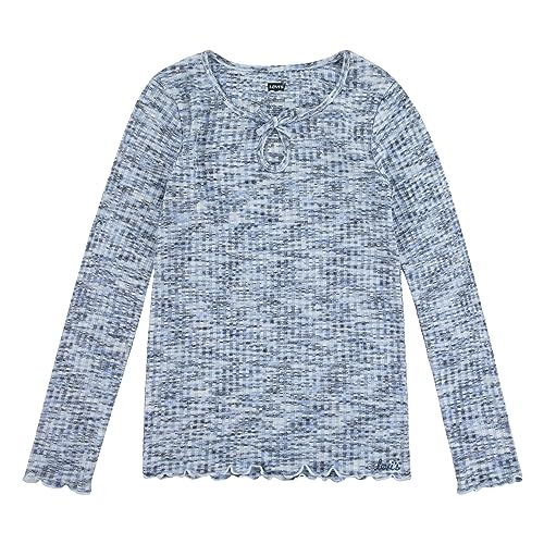 Levi's Mädchen Lvg Space Dye Ls Knit Top 4ej164 T-Shirt, Krone Blau, 14 Jahre EU von Levi's