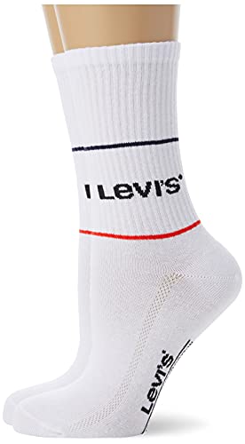 Levi's Unisex Short Socken, Weiß, 35/38 (2er Pack) von Levi's