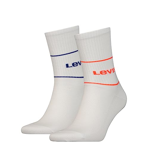 Levi's Unisex Short Sock, red Blue Combo, 35/38 (2er Pack) von Levi's