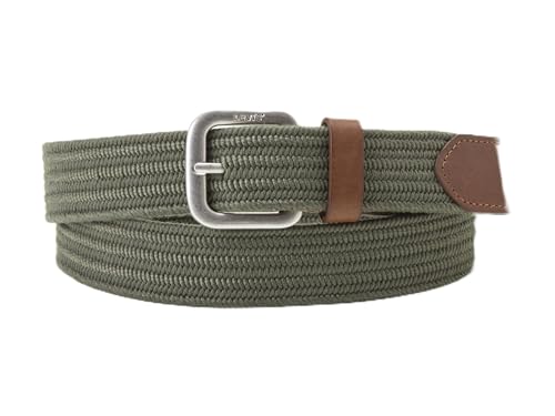 Levi's Unisex Stretch Woven Belt OV, Bottle Green, 90 cm von Levi's