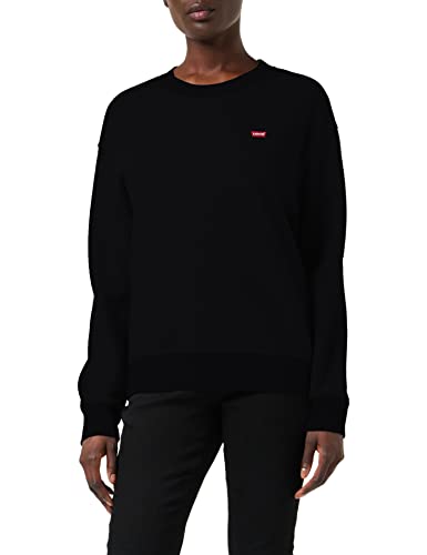 Levi's Damen Standard Crew Sweatshirt,Caviar,XS von Levi's