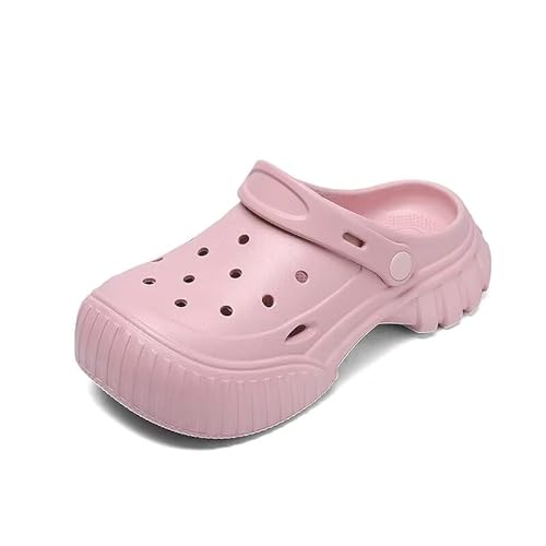 Lewhosy Damen Clog Gartenclog Sommer Gartenschuhe leicht Gartenclog Hausschuh Blumenmuster rosa-35 von Lewhosy