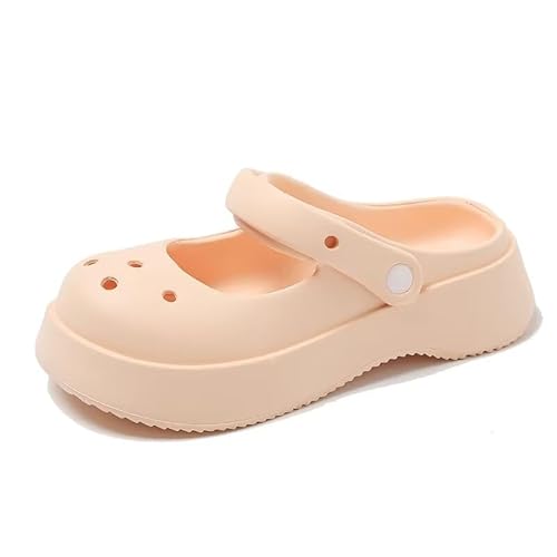 Lewhosy Damen Clogs Gartenclog Gartenschuhe Schuh Pantolette leicht Hausschuh Sandalen Rosa-35 von Lewhosy