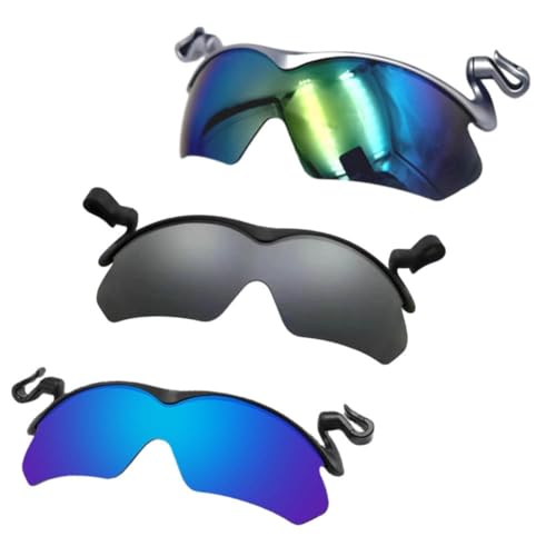 LexTex 2024 New Polarized Clip Cap Sunglasses,Sunglasses Womens,Clip on Sunglasses,Cap Clip Sunglasses,Polarized Sunglasses Men (Color : A+b+D) von LexTex