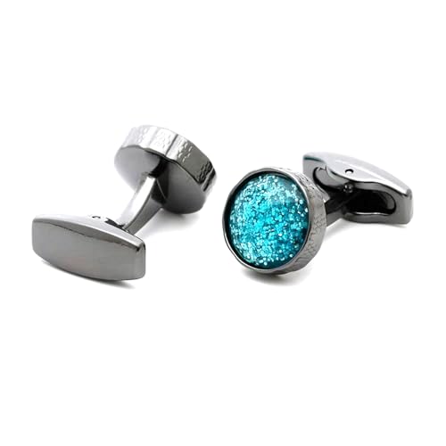 Herren Manschettenknöpfe Personalisiert Rund Formal Business Casual Button Hemd Manschettenknöpfe Hochzeitsschmuck,Farbe 4,1 Paar Herren Manschettenknöpfe Personalisiert Rund Formal Business Casual Button Hemd Manschettenknöpfe Hochzeitsschmuck,Farbe 4,1 Paar von LfearTesa