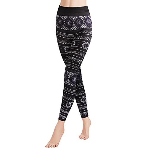 Libella Winterleggings Skinny Thermoleggings Laufhose Norweger mit Weihnachtsmotiven Teddy-Innenfleece Frauen/Mädchen 4145 I von Libella