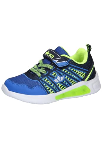 Lico Blinky Boy Sneaker, Blau/Marine/Lemon, 28 EU von Lico