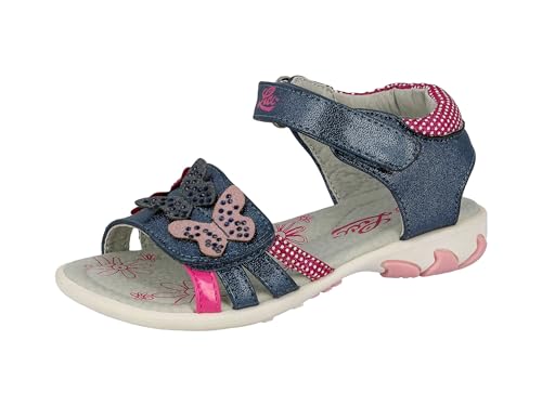 Lico Damen Lindsey V Riemchensandalen, Blau (Marine/Pink/Rosa Marine/Pink/Rosa), 37 EU von Lico