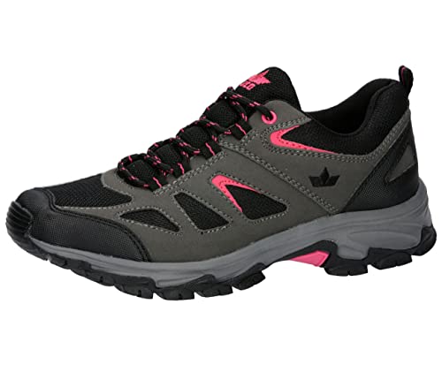 Lico Damen Lismore Traillaufschuhe, grau/schwarz/pink, 39 EU von Lico