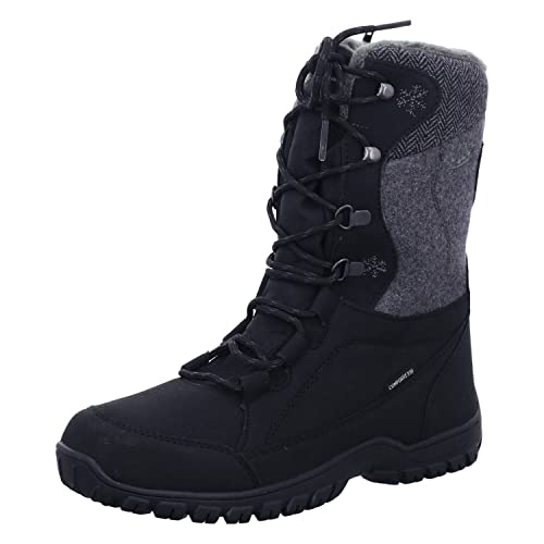 Lico MAIKE Damen Schneestiefel, Schwarz/ Grau, 36 EU von Lico