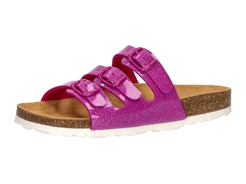 Lico Mädchen Bioline Kids Glitter Hausschuh, pink, 35 EU Lico Mädchen Bioline Kids Glitter Hausschuh, pink, 35 EU von Lico