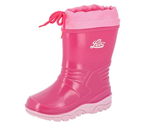 Lico PUNTO Mädchen Gummistiefel, Pink/ Rosa, 33 EU von Lico