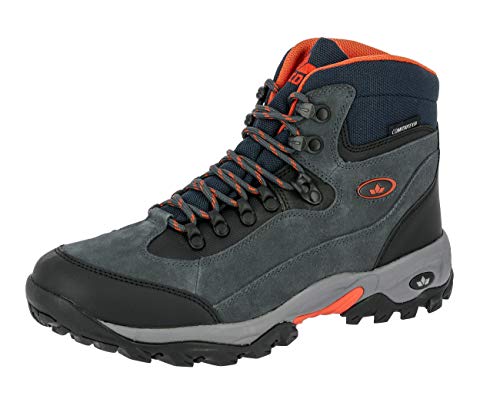 Lico Herren Milan Trekking- & Wanderstiefel, Anthrazit Orange, 36 EU von Lico