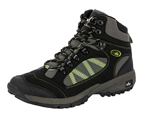 Lico Rancher High 220073 Herren Trekking- & Wanderschuhe, schwarz/grau/grün, EU 40 von Lico