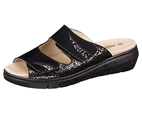 Lico Rebecca Comfort Damen Slipper, schwarz, 37 EU von Lico