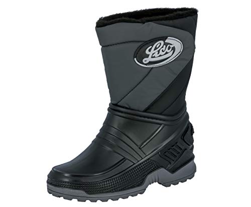 Lico TERRA Unisex Kinder Gummistiefel, Schwarz/ Grau, 25 EU von Lico