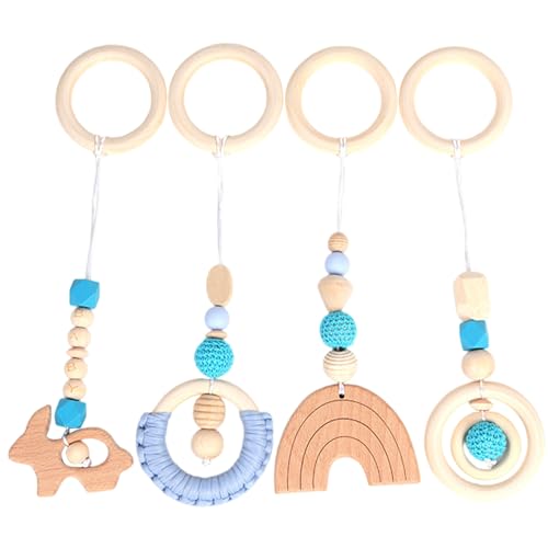 Hängespielzeug für Baby-Fitnessstudio 4 Stück 4 Stile 27, 9 cm aus Holz zum Aufhängen Babyspielzeug für Spielturnhalle glatt und robust Entwicklungsspielzeug für Kleinkinder Hängespielzeug für Baby-Fitnessstudio 4 Stück 4 Stile 27, 9 cm aus Holz zum Aufhängen Babyspielzeug für Spielturnhalle glatt und robust Entwicklungsspielzeug für Kleinkinder von Licsaliwe
