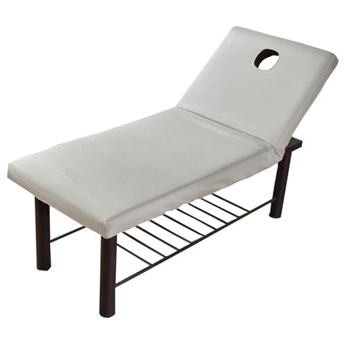 Spannbettlaken für Massagetische Massagebettbezug mit Gesichtsloch passend für 31, 5-Zoll-Betten Massagebettschutz mit elastischem Rand einfach anzubringen und zu waschen Massagetischbezug Grau Spannbettlaken für Massagetische Massagebettbezug mit Gesichtsloch passend für 31, 5-Zoll-Betten Massagebettschutz mit elastischem Rand einfach anzubringen und zu waschen Massagetischbezug Grau von Licsaliwe