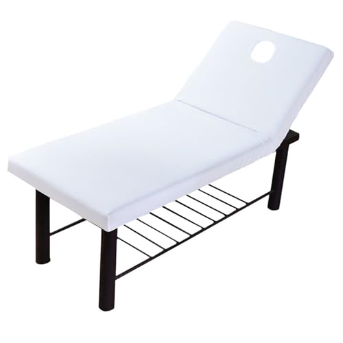 Spannbettlaken für Massagetische Massagebettbezug mit Gesichtsloch passend für 31, 5-Zoll-Betten Massagebettschutz mit elastischem Rand einfach anzubringen und zu waschen Massagetischbezug weiß Spannbettlaken für Massagetische Massagebettbezug mit Gesichtsloch passend für 31, 5-Zoll-Betten Massagebettschutz mit elastischem Rand einfach anzubringen und zu waschen Massagetischbezug weiß von Licsaliwe