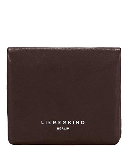 Liebeskind Berlin Pleat Wallet Geldbörse, Medium (10 cm x 11 cm x 2cm), dark brown von Liebeskind