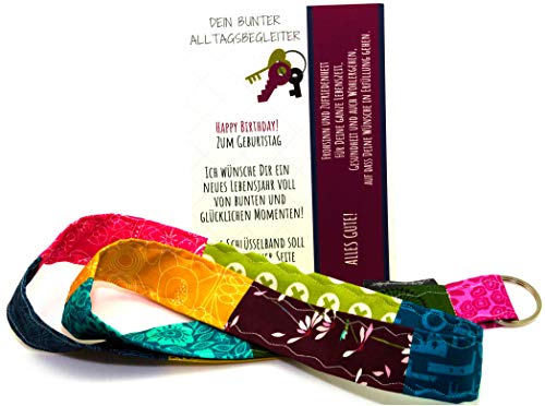 Lieblingsmanufaktur Buntes Geschenk Geburtstag | Happy Birthday | Schlüsselband mit Botschaft fürs Geburtstagskind | liebevolle Geschenkidee Frau | einzigartiges Geburtstagsgeschenk Freundin Lieblingsmanufaktur Buntes Geschenk Geburtstag | Happy Birthday | Schlüsselband mit Botschaft fürs Geburtstagskind | liebevolle Geschenkidee Frau | einzigartiges Geburtstagsgeschenk Freundin von Lieblingsmanufaktur