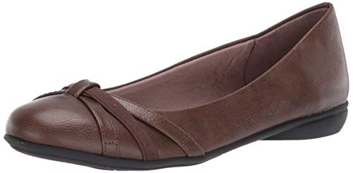 LifeStride Damen Abigail Ballerinas, Dk Tan, 37 EU Weit von LifeStride