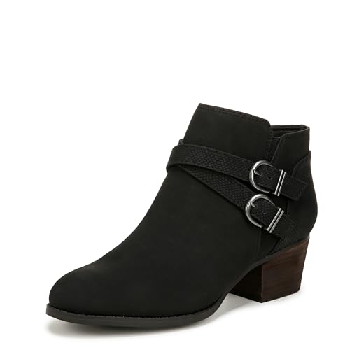 LifeStride Damen Blaire Block Heel Ankle Bootie Stiefelette, Schwarz, 38 EU von LifeStride