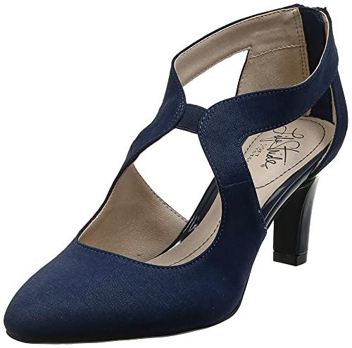 LifeStride Damen Giovanna 2 Pumps, Echtes Marineblau, 42.5 EU Weit von LifeStride