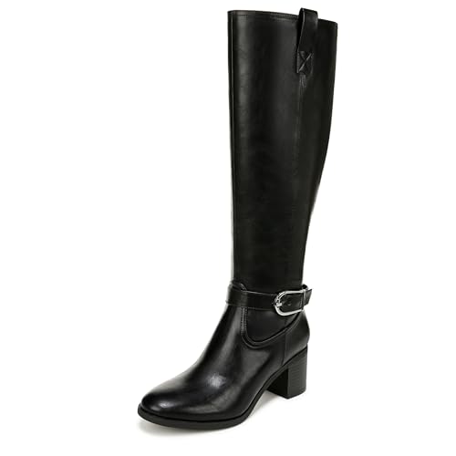 LifeStride Damen Legend Block Heel Riding Boot Kniehohe Stiefel, Schwarz, 41 EU Weit von LifeStride