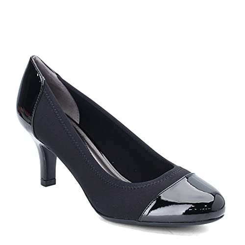 LifeStride Damen Parigi Dress Pump, Schwarz, 43 EU Weit von LifeStride