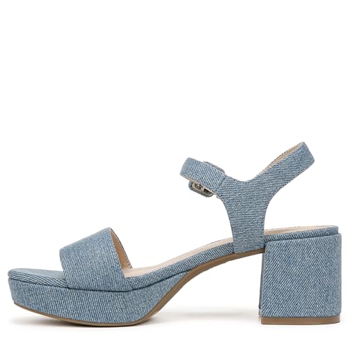 LifeStride Damen Rhythmn Platform Block Heel Sandale mit Absatz, Denim Blau, 36 EU von LifeStride