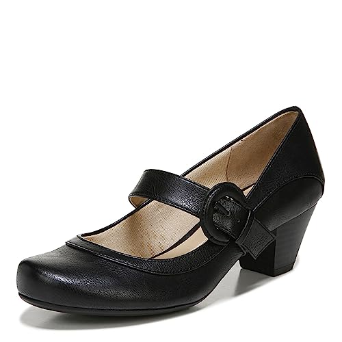 LifeStride Damen Rozz Pumps, schwarz, 39.5 EU Weit von LifeStride