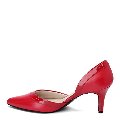 LifeStride Damen Saldana Pumps, feuerrot, 38.5 EU Weit von LifeStride