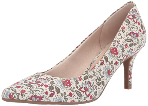 LifeStride Damen Sevyn Pumps, Rot, Blumenmuster, 39.5 EU von LifeStride