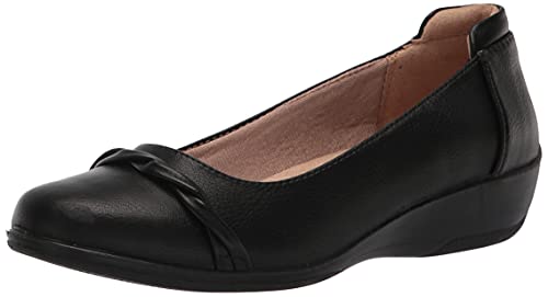 LifeStride Damen Stoßfest Slipper, Schwarz, 41 EU Weit von LifeStride