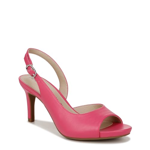 LifeStride Damen Teller 2 Slingback Peep Toe Pumps Absatz-Sandalen, French Pink, 40.5 EU von LifeStride