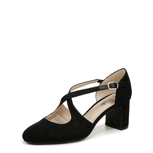 LifeStride Damen Tracy Strappy Block Heel Pump Pumps, Mikrofaser, Schwarz, 40 EU von LifeStride